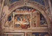 GIOVANNI DA MILANO Scenes out of life Christs  Christ in the house Simons, 2 Halfte 14 centuries. France oil painting artist